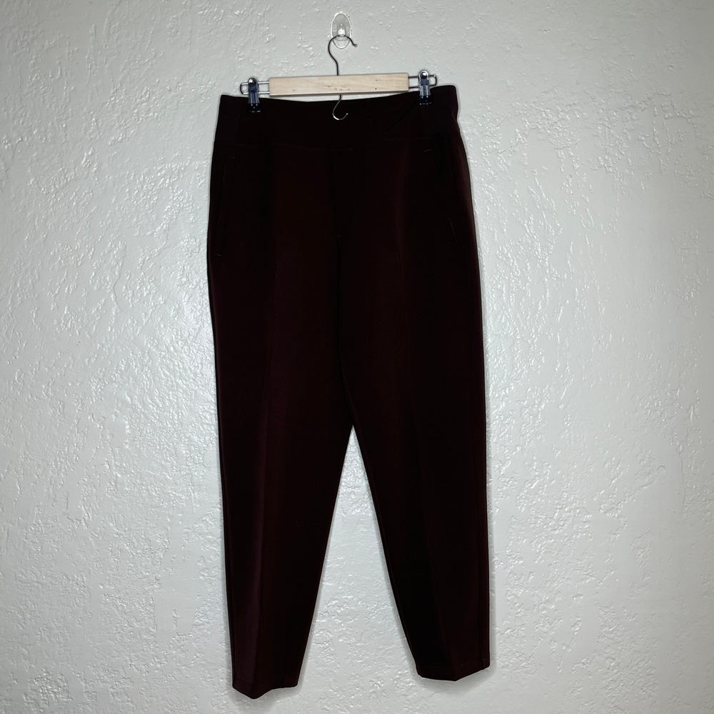 Athleta Endless High Rise Pant Woodland Brown Tapered Stretch Trouser 8 533636 - Picture 4 of 12